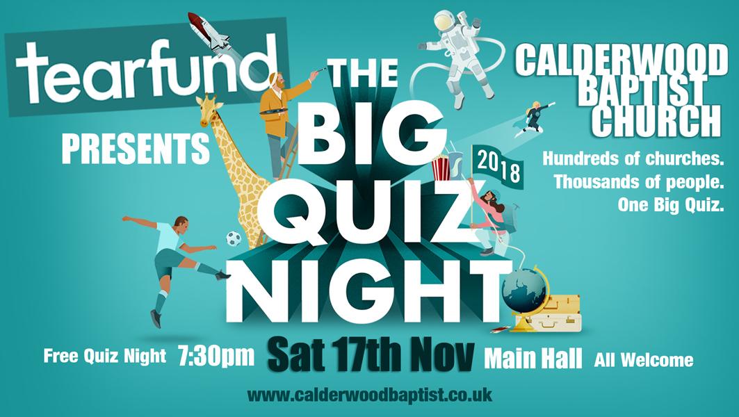 Tearfund Church Big Quiz Night