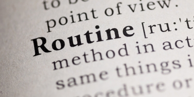 Routine - maybe its not such a bad word after all